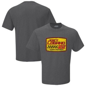 Men's Team Penske Heather Navy Joey Logano Vintage T-Shirt