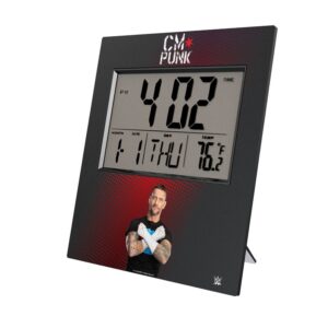 Keyscaper CM Punk Digital Desk & Wall Clock