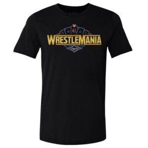 Men's 500 Level Black WrestleMania 41 T-Shirt