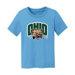 Infant Chad & Jake  Light Blue Ohio Bobcats Logo T-Shirt