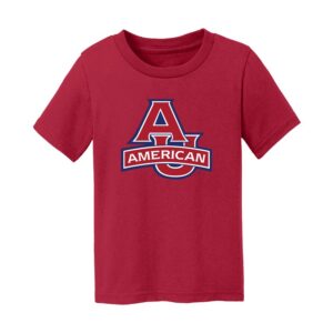 Toddler Chad & Jake  Red American University Eagles Logo T-Shirt