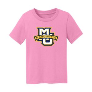 Toddler Chad & Jake  Light Pink Marquette Golden Eagles Logo T-Shirt