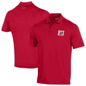 Men's Under Armour  Red Boston University Performance Playoff Polo
