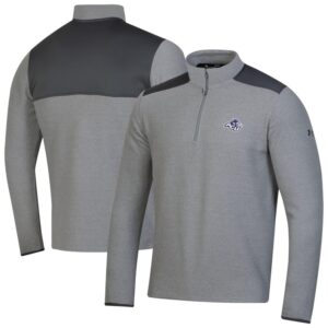 Men's Under Armour  Gray Abilene Christian University Wildcats CGI Microfleece Quarter-Zip Jacket