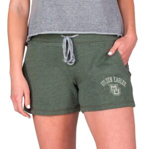 Women's Concepts Sport  Green Marquette Golden Eagles Mainstream French Terry Tri-Blend Shorts