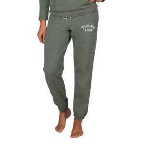 Women's Concepts Sport  Green LSU Tigers Mainstream French Terry Tri-Blend Sweatpants