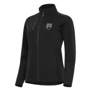 Women's Antigua  Black San Antonio FC Generation Full-Zip Jacket