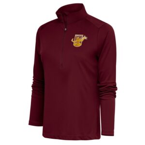 Women's Antigua  Maroon Detroit City FC Tribute Half-Zip Pullover