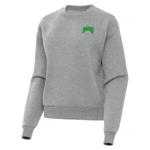 Women's Antigua  Heather Gray Tampa Bay Rowdies Victory Fleece Pullover Sweatshirt