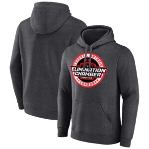 Men's Charcoal Elimination Chamber 2025 Logo Pullover Hoodie
