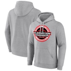 Men's Gray Elimination Chamber 2025 Logo Pullover Hoodie