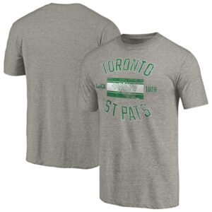 Men's Ash Toronto St. Pats Vintage Heritage Tri-Blend T-Shirt