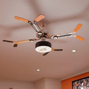 Anaheim Ducks Mismatched Double Stick Ceiling Fan