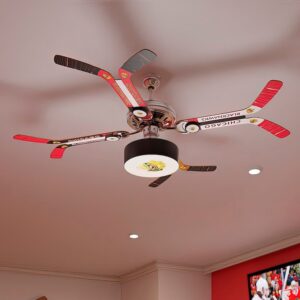Chicago Blackhawks Mismatched Double Stick Ceiling Fan