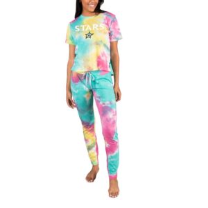 Women's Concepts Sport Dallas Stars Velodrome Tie-Dye Top & Pants Set