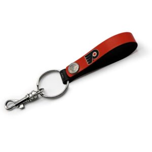 Philadelphia Flyers Personalized Leather Loop Keychain