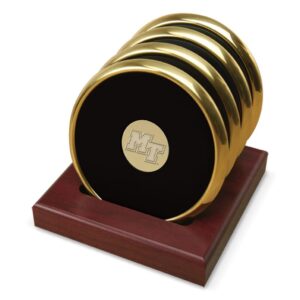 Gold MTSU Blue Raiders Four-Piece Coaster Set