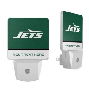 New York Jets Personalized 2-Piece Nightlight Set