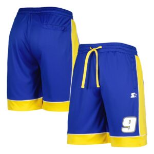 Men's Starter Royal Chase Elliott Fan Favorite Shorts