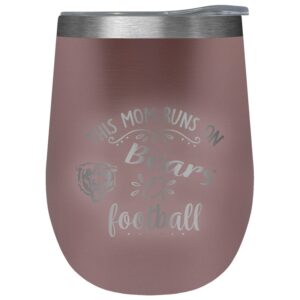Chicago Bears 10oz. This Mom Rose Gold Wine Tumbler