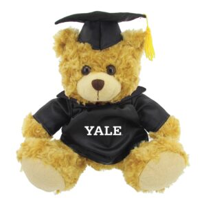 Black/Brown Yale Bulldogs 12'' Graduation Plush Bear