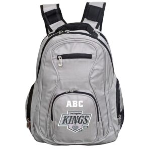 MOJO Gray Los Angeles Kings Personalized Premium Laptop Backpack