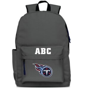 MOJO Gray Tennessee Titans Personalized Campus Laptop Backpack