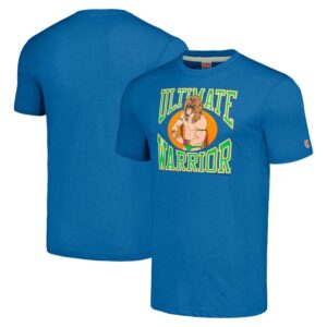Men's Homage Heather Royal The Ultimate Warrior Retro T-Shirt