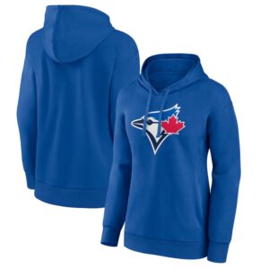 Women's Royal Toronto Blue Jays Core Logo Pullover Hoodie