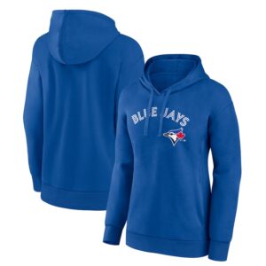 Women's Royal Toronto Blue Jays Team Logo Lockup Pullover Hoodie