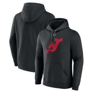 Men's Black New Jersey Devils Alternate Logo Pullover Hoodie