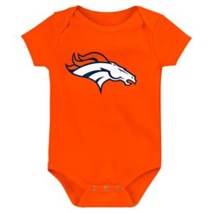 Newborn & Infant Orange Denver Broncos Team Logo Bodysuit
