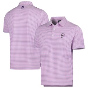 Men's FootJoy Purple WM Phoenix Open Even Stripe Lisle Polo