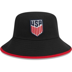 Men's New Era Navy USMNT Crest Bucket Hat