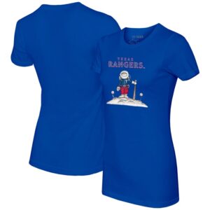 Women's Tiny Turnip Royal Texas Rangers Astronaut T-Shirt