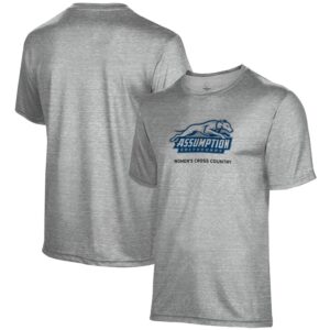 Men's ProSphere  Gray Assumption Greyhounds Women's Cross Country T-Shirt