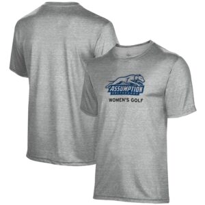 Men's ProSphere  Gray Assumption Greyhounds Women's Golf T-Shirt