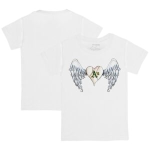 Infant Tiny Turnip White Athletics Angel Wings T-Shirt