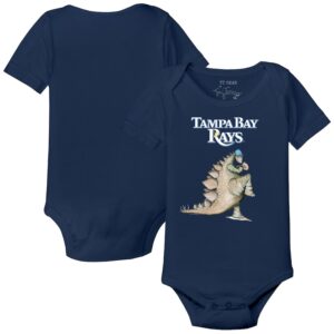 Infant Tiny Turnip Navy Tampa Bay Rays Stega Bodysuit