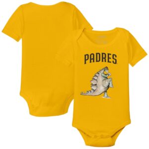 Infant Tiny Turnip Gold San Diego Padres Stega Bodysuit
