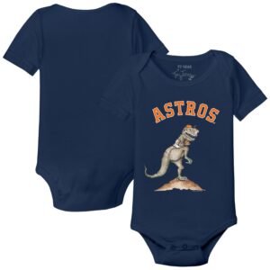 Infant Tiny Turnip Navy Houston Astros TT Rex Bodysuit