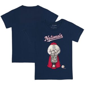 Toddler Tiny Turnip Navy Washington Nationals Gumball Machine T-Shirt