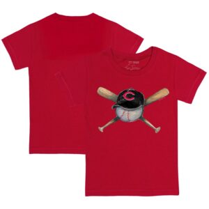 Youth Tiny Turnip Red Cincinnati Reds Hat Crossbats T-Shirt
