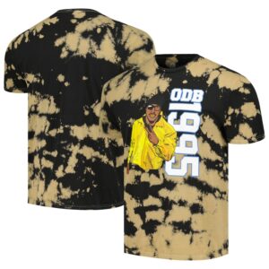 Men's Black ODB  Washed Graphic T-Shirt