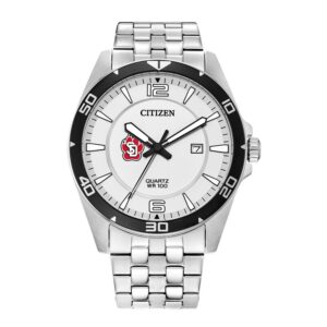Men's South Dakota Coyotes Citizen Quartz Stainless Steel Watch