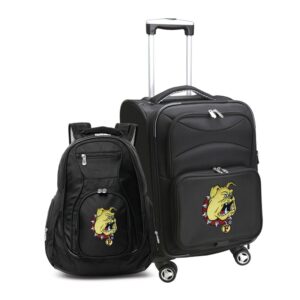 MOJO Black Ferris State Bulldogs Softside Carry-On & Backpack Set