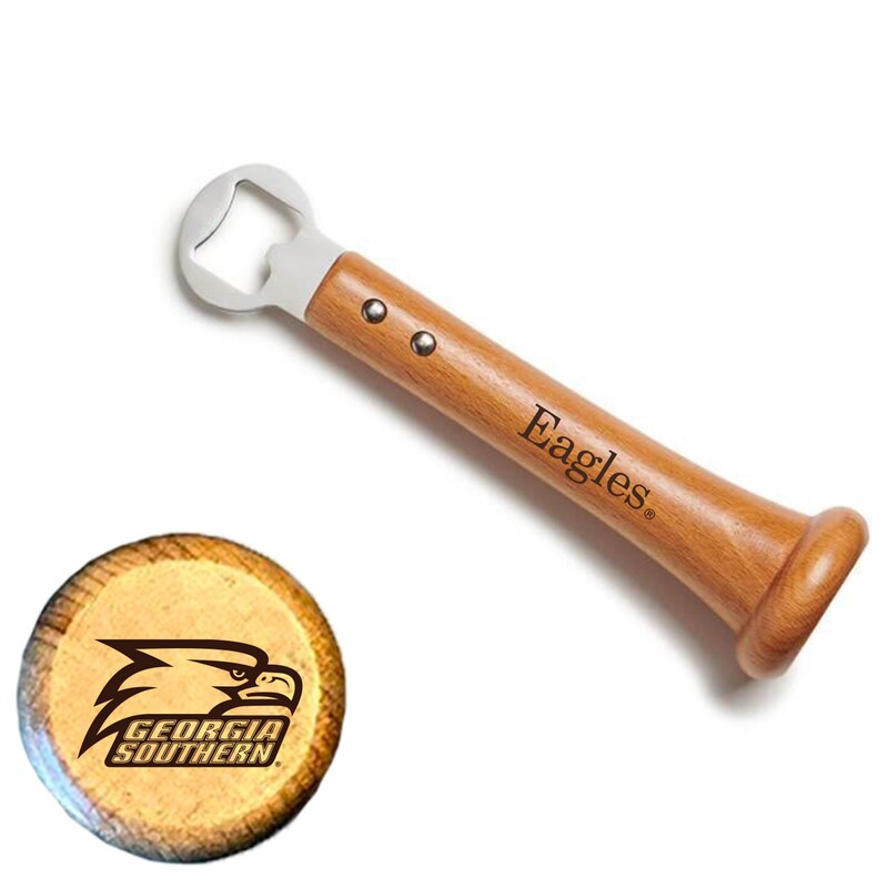 Baseball BBQ Georgia Southern Eagles Pickoff Bottle Opener