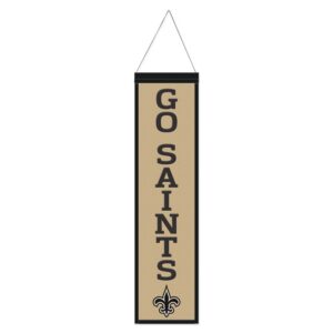 WinCraft New Orleans Saints 8" x 32" Slogan Wool Banner