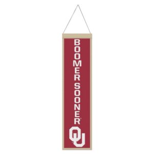 WinCraft Oklahoma Sooners 8" x 32" Slogan Wool Banner