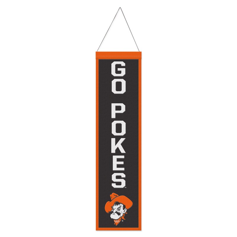 WinCraft Oklahoma State Cowboys 8" x 32" Slogan Wool Banner